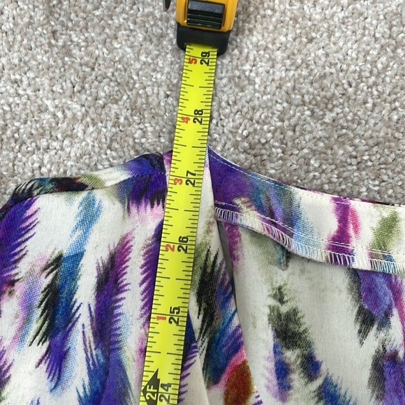 CAbi Plume Feather Print Blouse - Picture 12 of 12